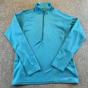 Patagonia Capilene‎ Lightweight 1/2 Zip Pullover Athletic Top Teal Women's M